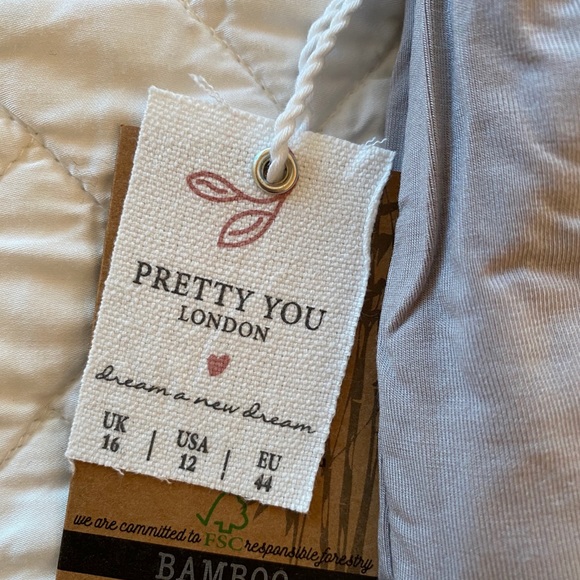 Pretty You London Slip Nighty Full Slip NWT Sz 12 - Picture 7 of 9